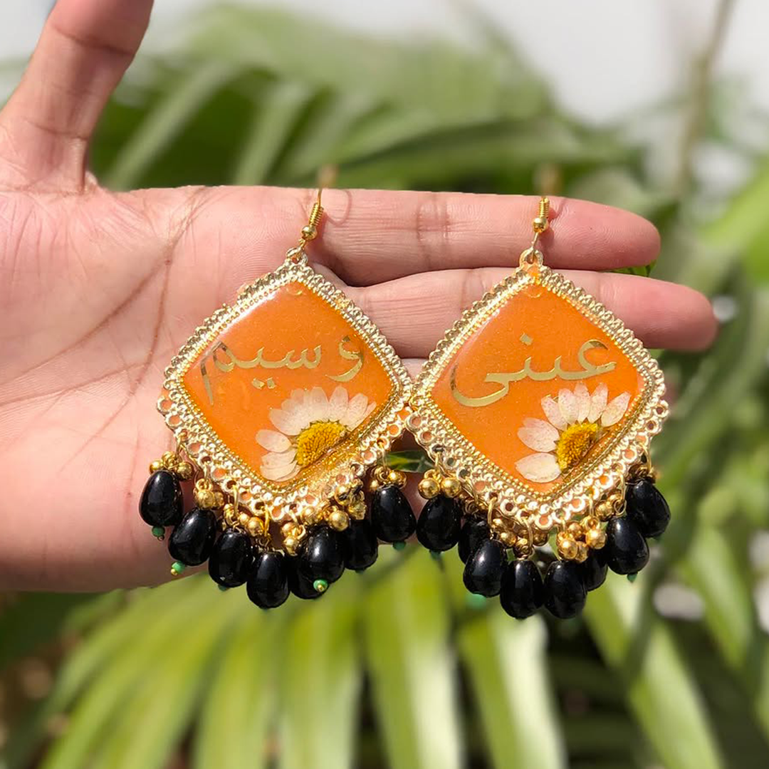 Resin-Jhumka-Earrings