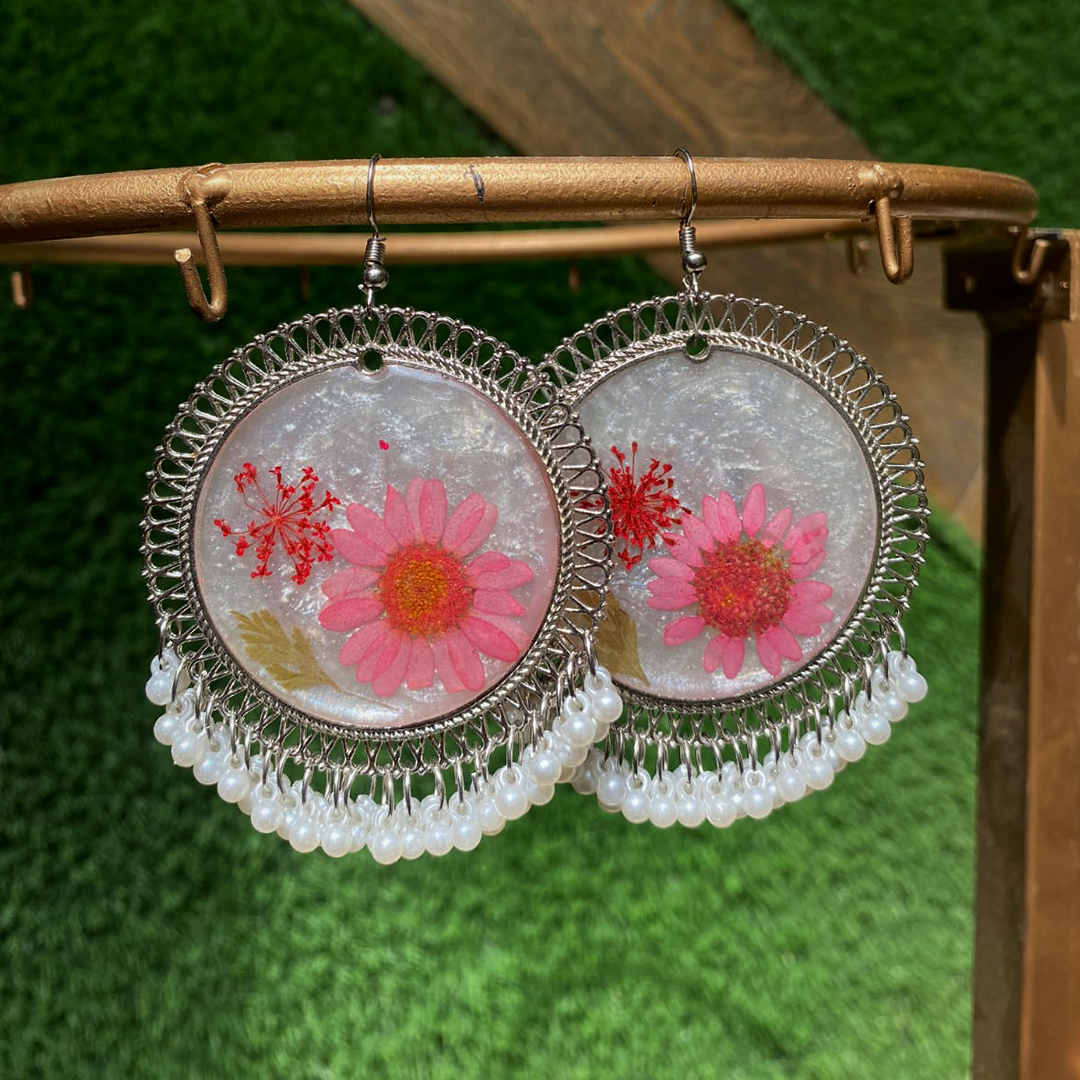 Resin-Jhumka-Earrings